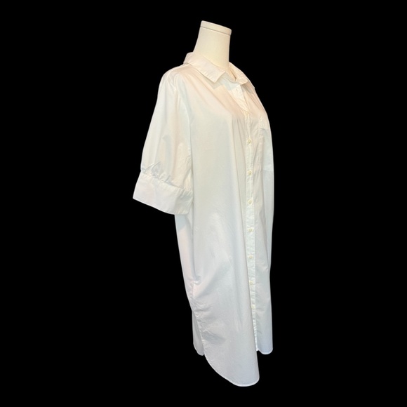 π EUC OLD NAVY White Button Up Shirt Dress | Size XL - Picture 2 of 10